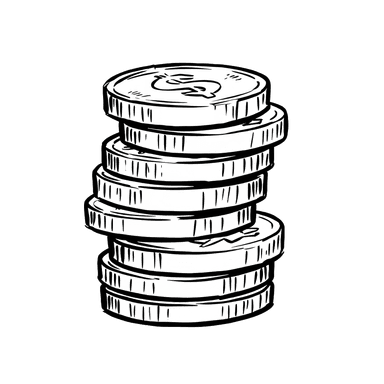 Coins illustration