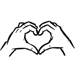 Hands making a heart shape