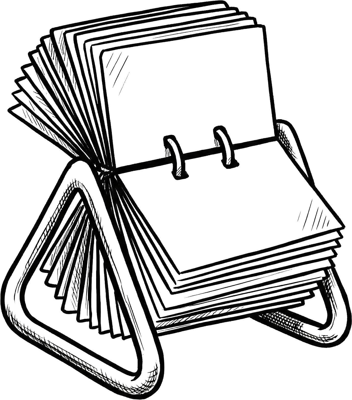 A rolodex representing memory